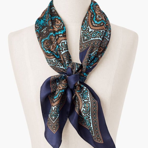 Talbots Accessories - EARLY CHRISTMAS SPECIAL: Luxurious TALBOTS Silk Scarf Paisley Purse scarf